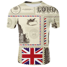 Load image into Gallery viewer, 2019 été drapeau russe hommes décontracté mode T-shirt col rond cool et léger homme T-shirt livraison gratuite
